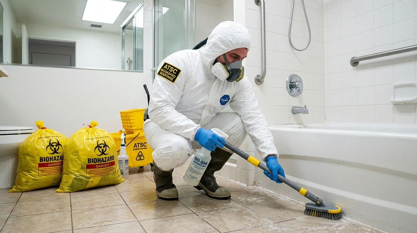 Decontamination equipment deployed for Blood Cleanup in Hitchcock
